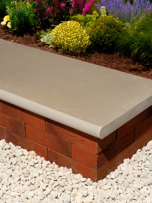 Raj Green Sawn Smooth bullnose