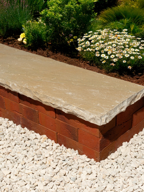 Raj Green Sandstone Wall Coping 900x300mm 