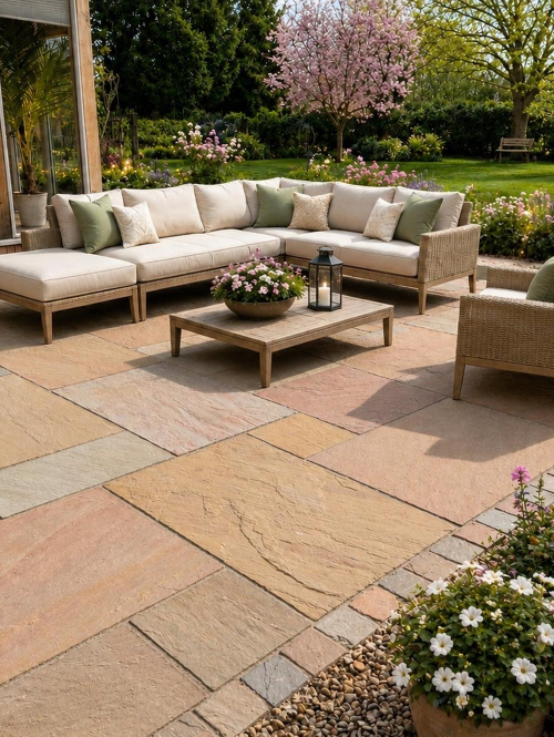 buff blend sandstone mixed size. - Preview