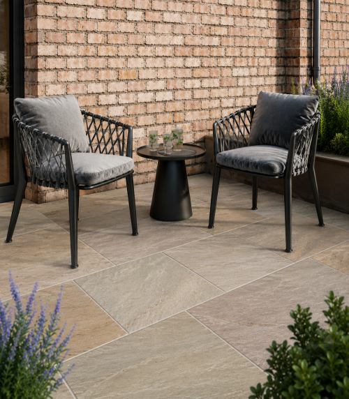 Melton Rippon Buff Premium Indian Sandstone - 600x900 Single Size - Riven - 16.9m2 - PALLET