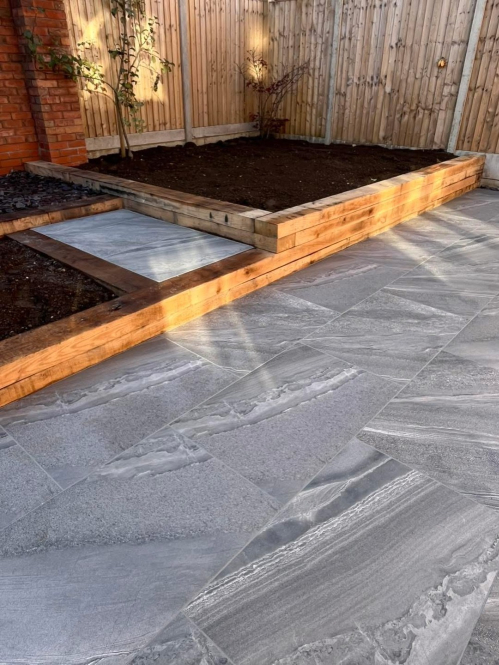 SPECIAL OFFER - 22m2 - 40 Slabs - Galaxy Grey Outdoor Porcelain Paving - 20mm - 600x900mm - PALLET - Preview