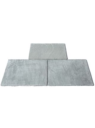 Silver birch grey sandstone hearth