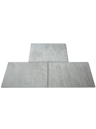 quartz silver grey porcelain hearth