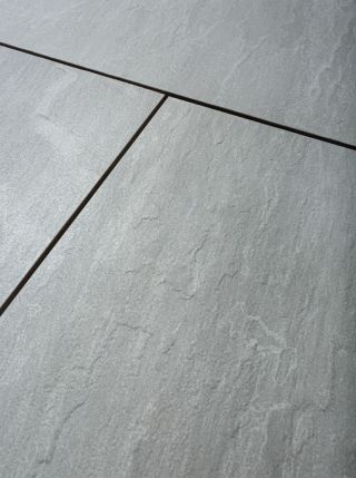 quartz silver grey porcelain hearth - Preview