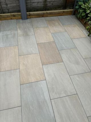 Raj Green Outdoor Porcelain Paving - 20mm - 600x900mm - PALLET - Preview