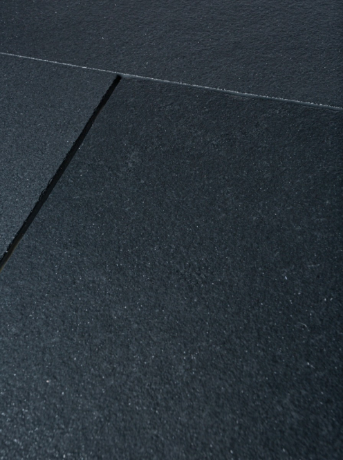 heritage black limestone hearth - Preview