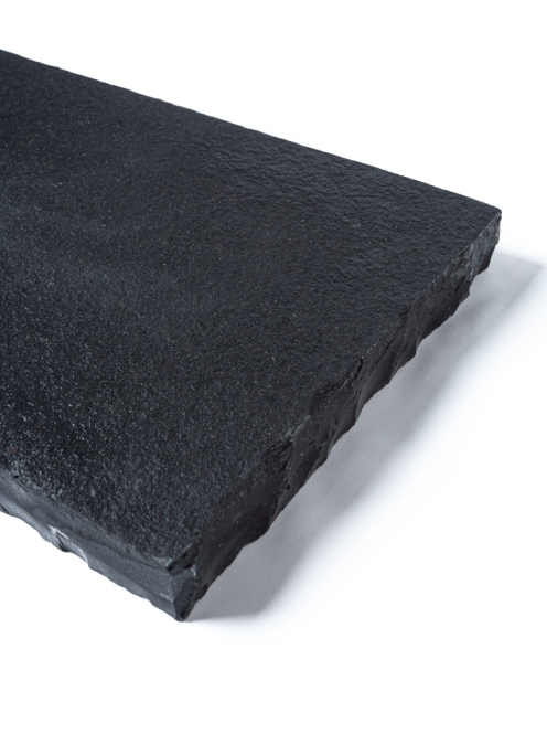 midnight black limestone hearth - Preview