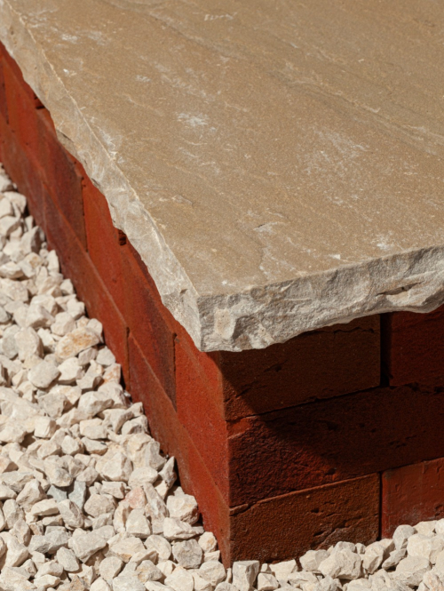 Raj Green Sandstone Wall Coping 900x300mm  - Preview