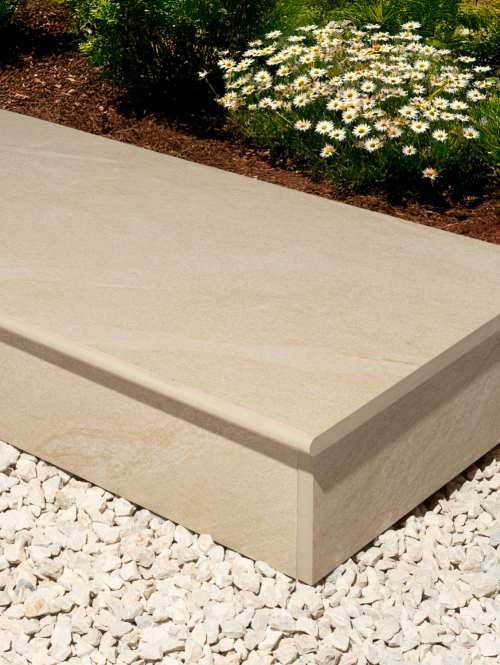 Lava Beige bullnose