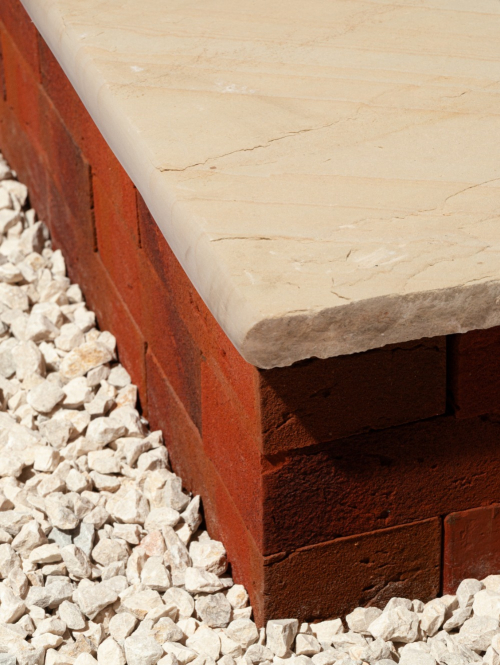 Fossil mint bullnose riven top - Preview