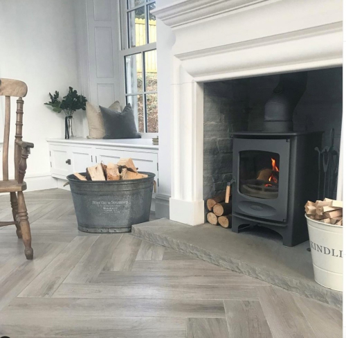 Hereford Grey Sandstone hearth  - Preview