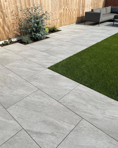 ivory light grey porcelain paving 600x900mm - Preview