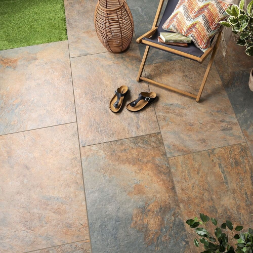 Rustic Copper slate porcelain 600x900mm