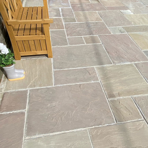 Raj Green Sandstone with Bench