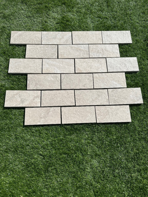 Beige Porcelain cobble setts