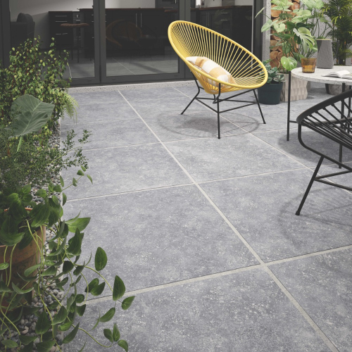 Crystal Gris Outdoor Porcelain Paving - 20mm - 600x900mm