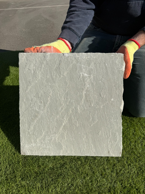 Kandla Grey Sandstone Wall Pier Caps - 400 x 400 x 40mm