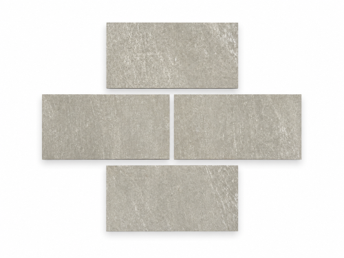 Porcelain Light Grey 200x100mm cobble setts