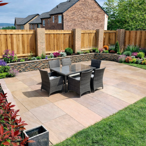 Raj Green Porcelain paving 