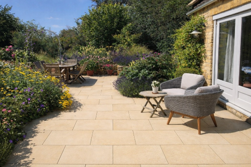 Sinai Pearl - Luxury Tumbled Limestone Paving - 600x900x20mm - 18.9m2 - PALLET