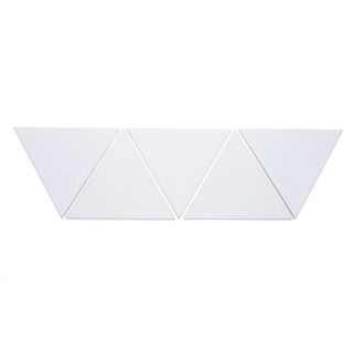 alpha white triangle tile