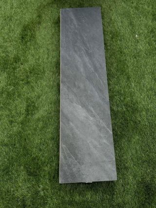 Dark grey porcelain paving with bull nose profile - Preview