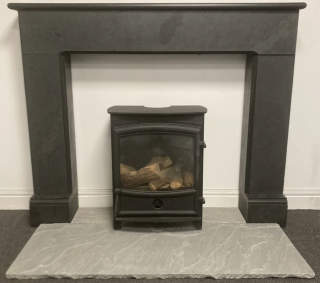 Hereford Grey Sandstone hearth in 1200 x 400 x 40mm thick. - Preview
