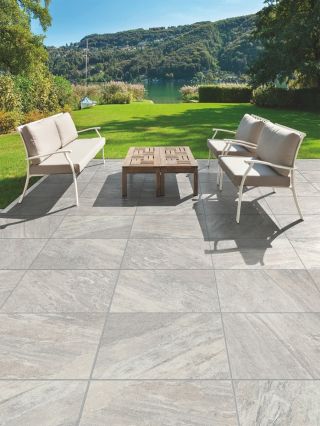 Mirage Silver Outdoor Porcelain Paving - Preview