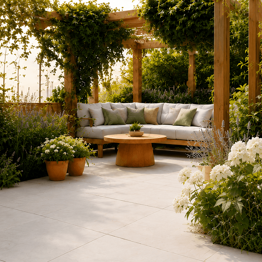 porcelain paving