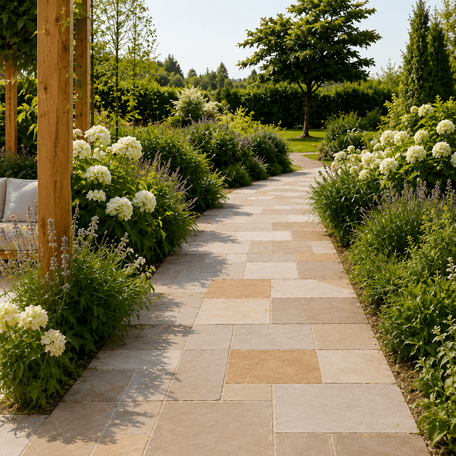 sandstone paving