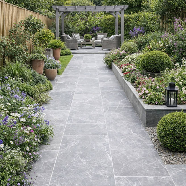 porcelain paving
