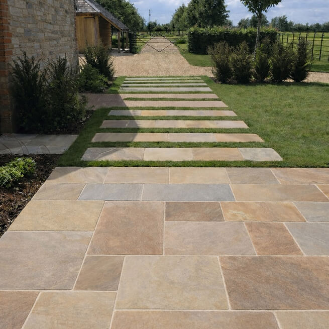sandstone paving