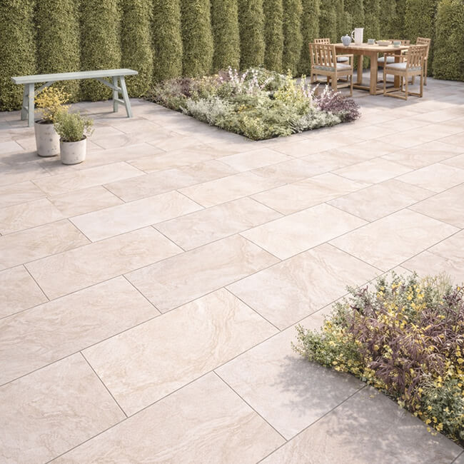 porcelain paving
