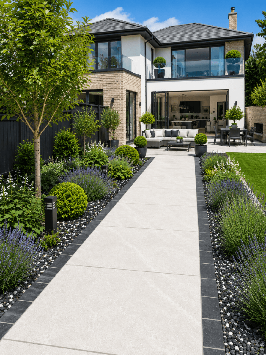 porcelain paving