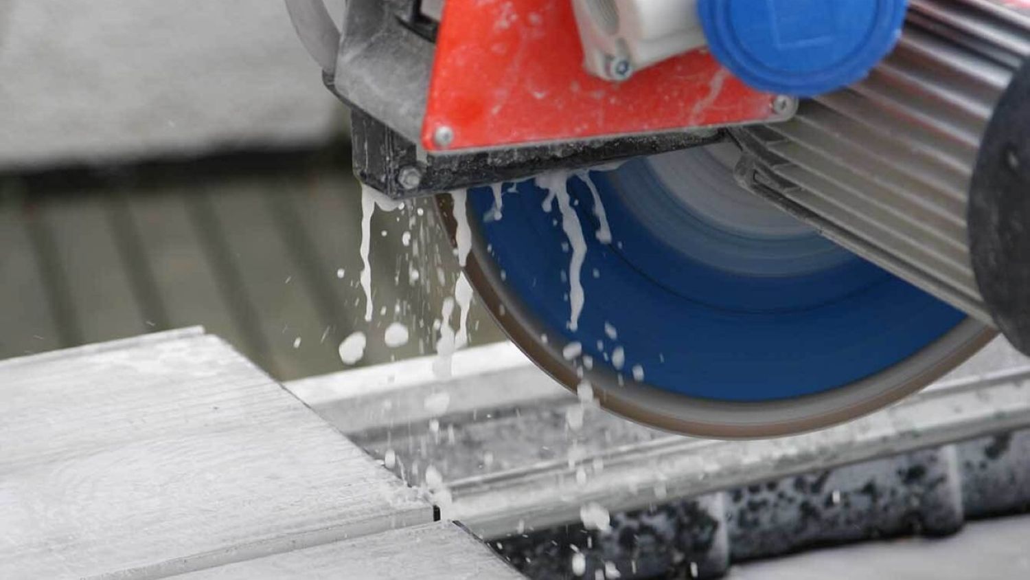 Cutting Porcelain and Sandstone