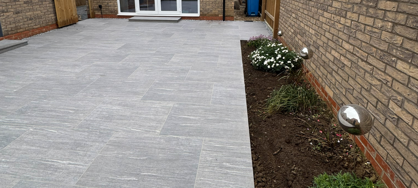 Vals Grigio Porcelain Paving Installed in Beverley